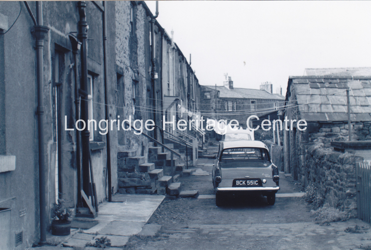 656C - King Street - East Side rear of houses - 1970
